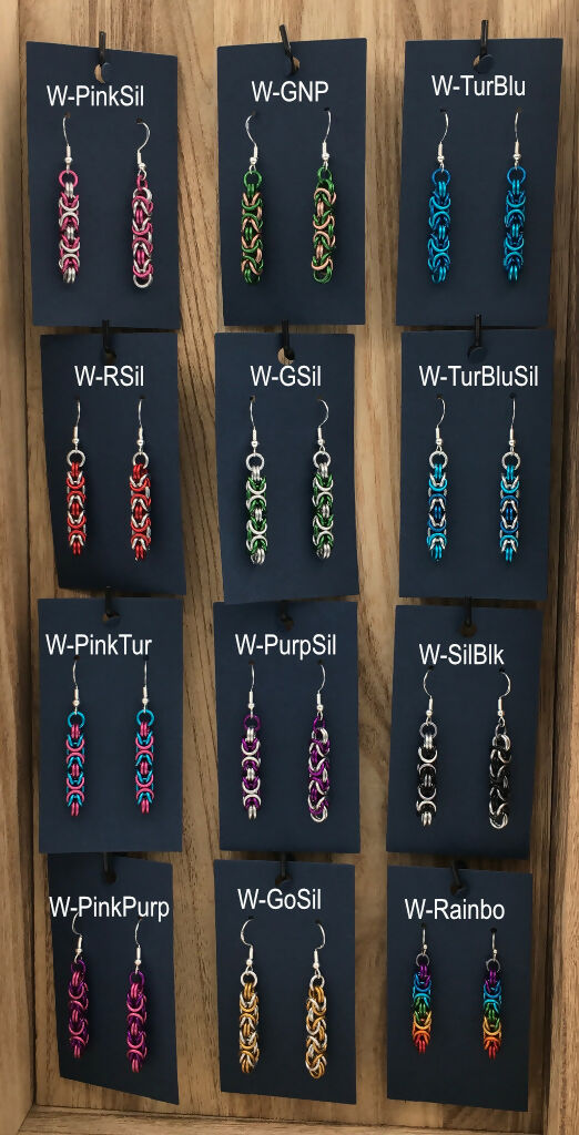 Ear Wire Byzantine Earrings