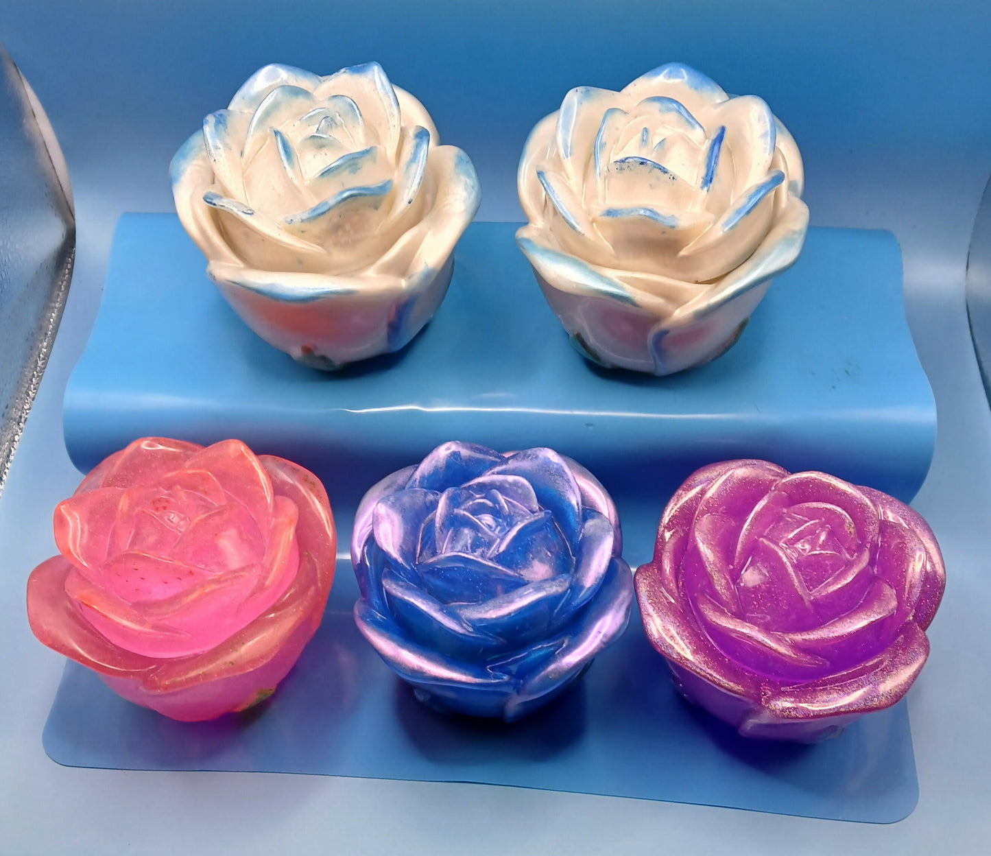 Epoxy Art - Rose Trinket Box